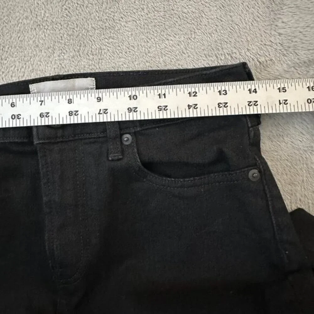 Everlane Black Jeans Crop Straight Boot Women's size 27 4 High Rise